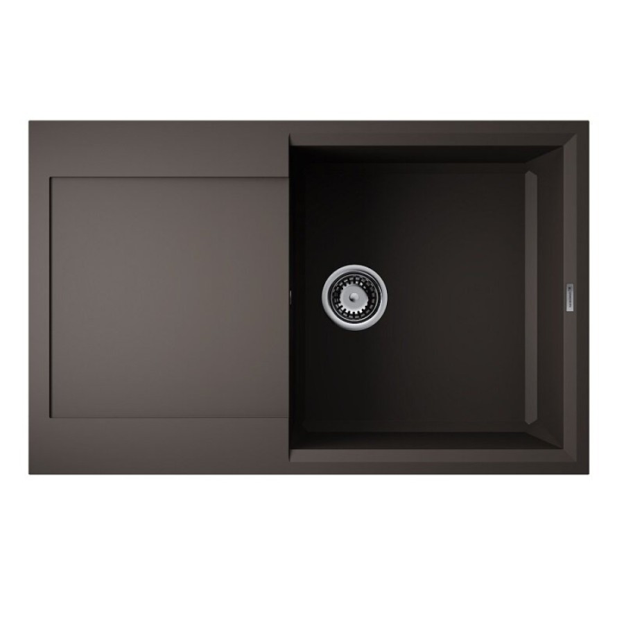 Кухонная мойка Omoikiri Sakaime 79-ES 4997227, 79 см, tetogranit, цвет espresso