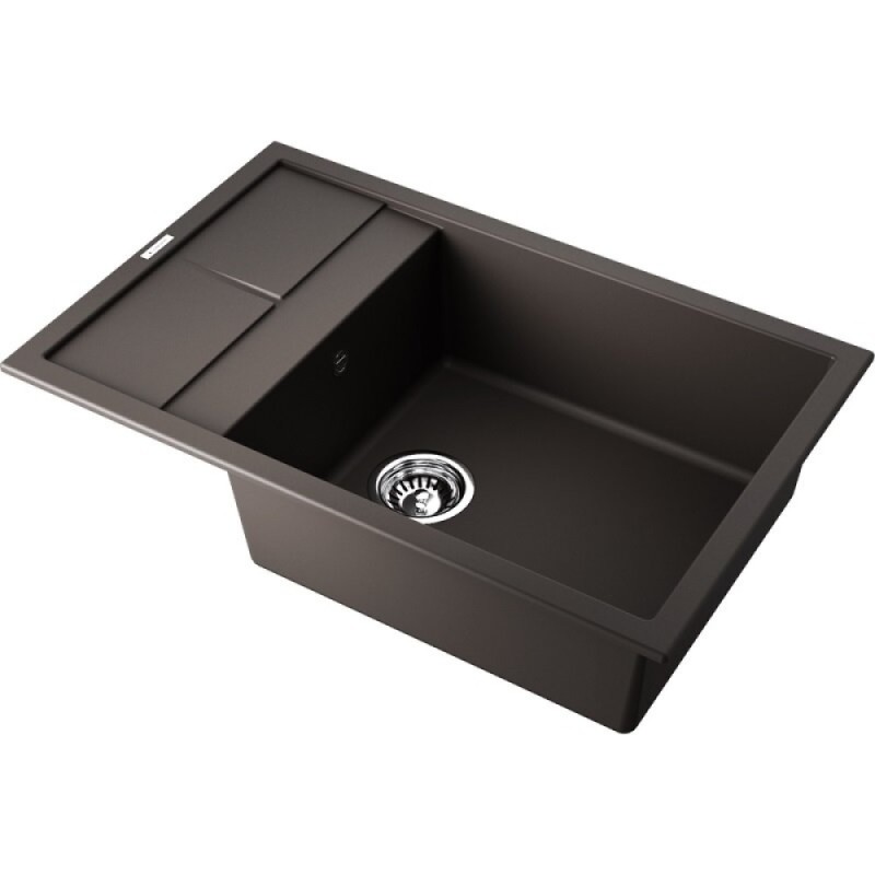 Кухонная мойка Omoikiri Sumi 78-LB-ES 4997232, 78 см, tetogranit, цвет espresso