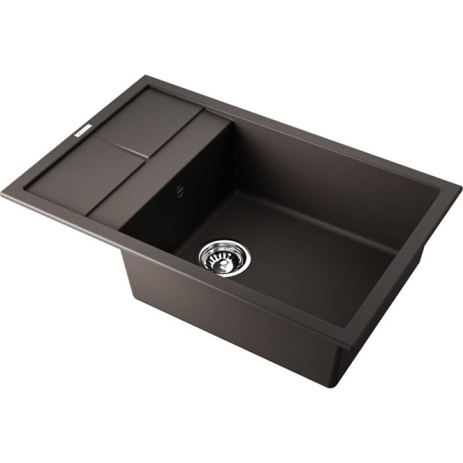 Кухонная мойка Omoikiri Sumi 78-LB-ES 4997232, 78 см, tetogranit, цвет espresso