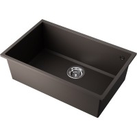 Кухонная мойка Omoikiri Tedori 66-U 4997237, 66 см, tetogranit, цвет espresso