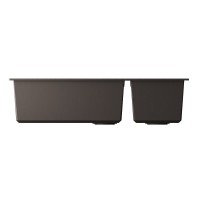 Кухонная мойка Omoikiri Tedori 85-2-U 4997240, 85 см, tetogranit, цвет espresso
