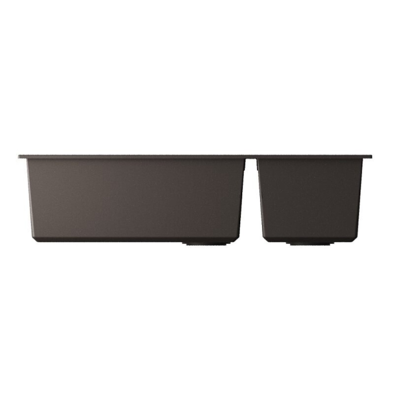 Кухонная мойка Omoikiri Tedori 85-2-U 4997240, 85 см, tetogranit, цвет espresso