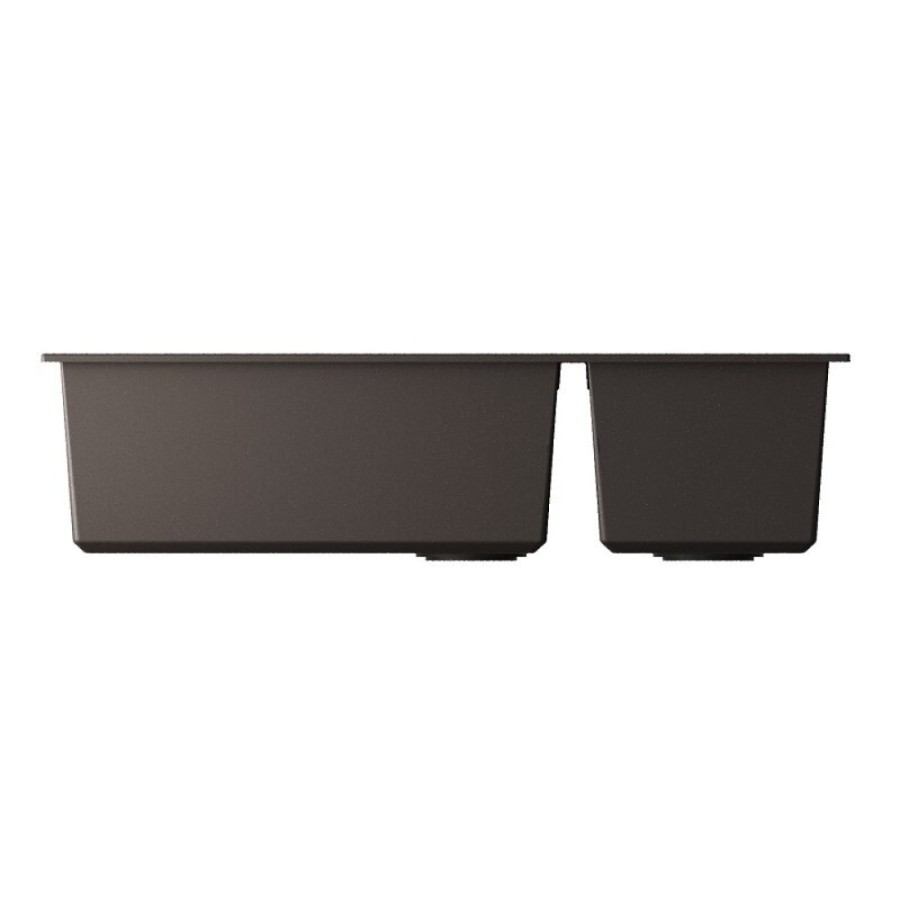 Кухонная мойка Omoikiri Tedori 85-2-U 4997240, 85 см, tetogranit, цвет espresso