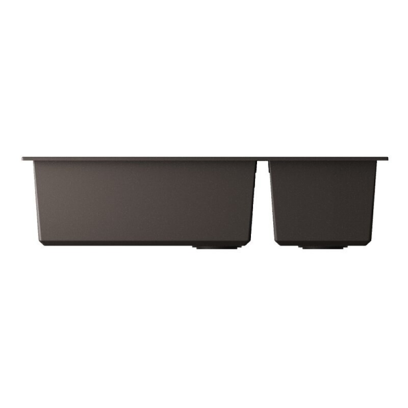Кухонная мойка Omoikiri Tedori 86-2-LB 4997242, 86 см, tetogranit, цвет espresso