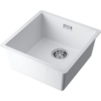 Кухонная мойка Omoikiri Yamakawa 45T-Integra 4997255, 45 см, tetogranit, цвет белый