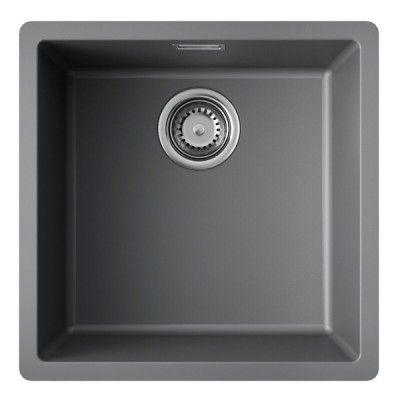 Кухонная мойка Omoikiri Yamakawa 45T Integra 4997256, 45 см, tetogranit, цвет платина