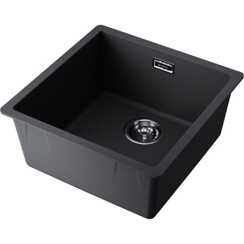 Кухонная мойка Omoikiri Yamakawa 45T Integra 4997257, 45 см, tetogranit, цвет черный