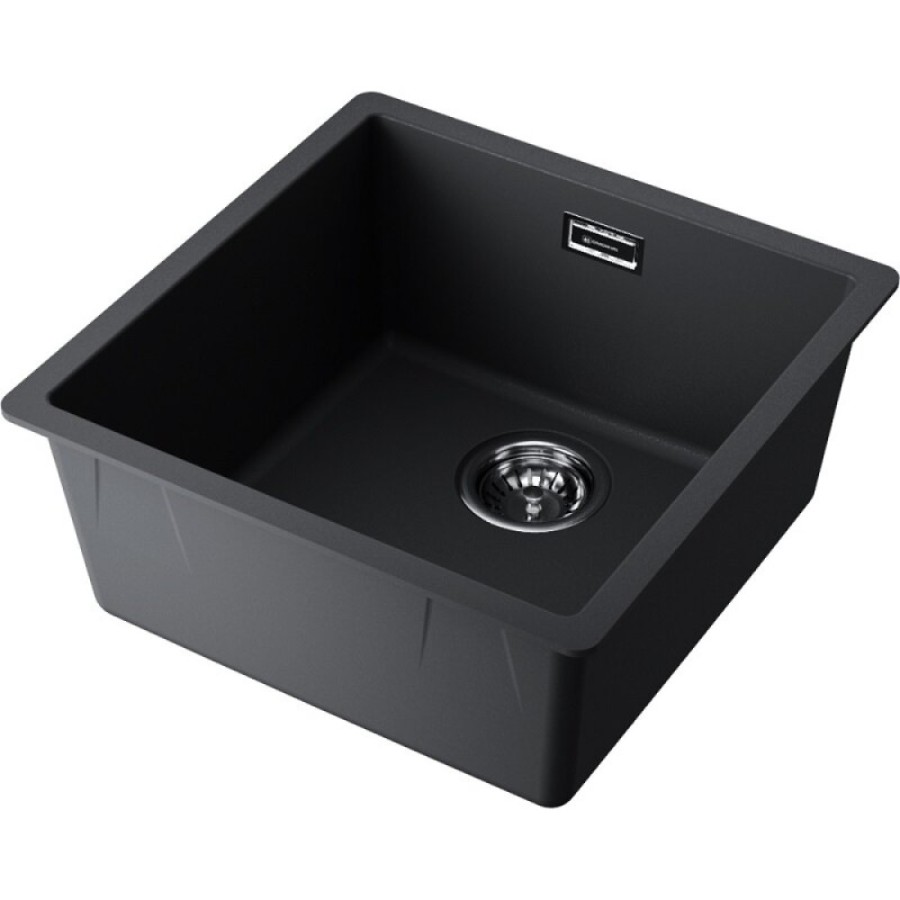 Кухонная мойка Omoikiri Yamakawa 45T Integra 4997257, 45 см, tetogranit, цвет черный