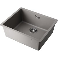 Кухонная мойка Omoikiri Yamakawa 55T Integra 4997266, 55 см, tetogranit, цвет leningrad grey
