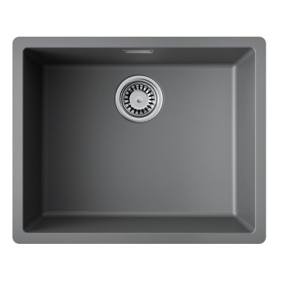 Кухонная мойка Omoikiri Yamakawa 55T Integra 4997268, 55 см, tetogranit, цвет платина