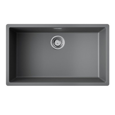 Кухонная мойка Omoikiri Yamakawa 75T Integra 4997280, 75 см, tetogranit, цвет платина