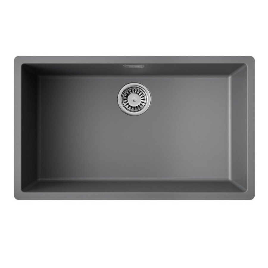 Кухонная мойка Omoikiri Yamakawa 75T Integra 4997280, 75 см, tetogranit, цвет платина