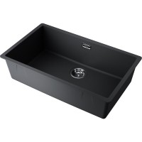 Кухонная мойка Omoikiri Yamakawa 75T Integra 4997281, 75 см, tetogranit, цвет черный