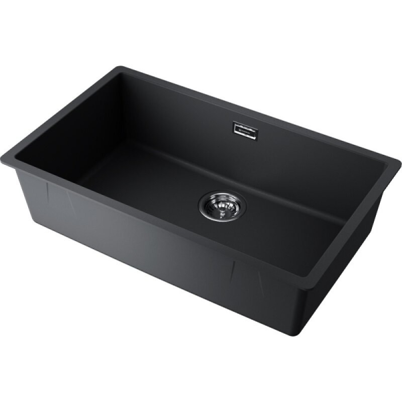 Кухонная мойка Omoikiri Yamakawa 75T Integra 4997281, 75 см, tetogranit, цвет черный