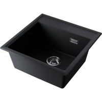 Кухонная мойка Omoikiri Daisen 51-BL 4997303, 51 см, artgranit, цвет черный