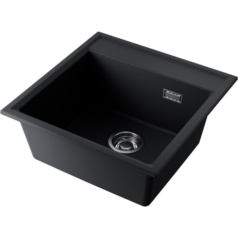 Кухонная мойка Omoikiri Daisen 51-BL 4997303, 51 см, artgranit, цвет черный