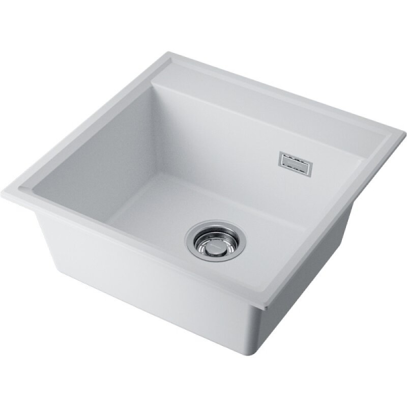 Кухонная мойка Omoikiri Daisen 51-WH 4997304, 51 см, artgranit, цвет белый