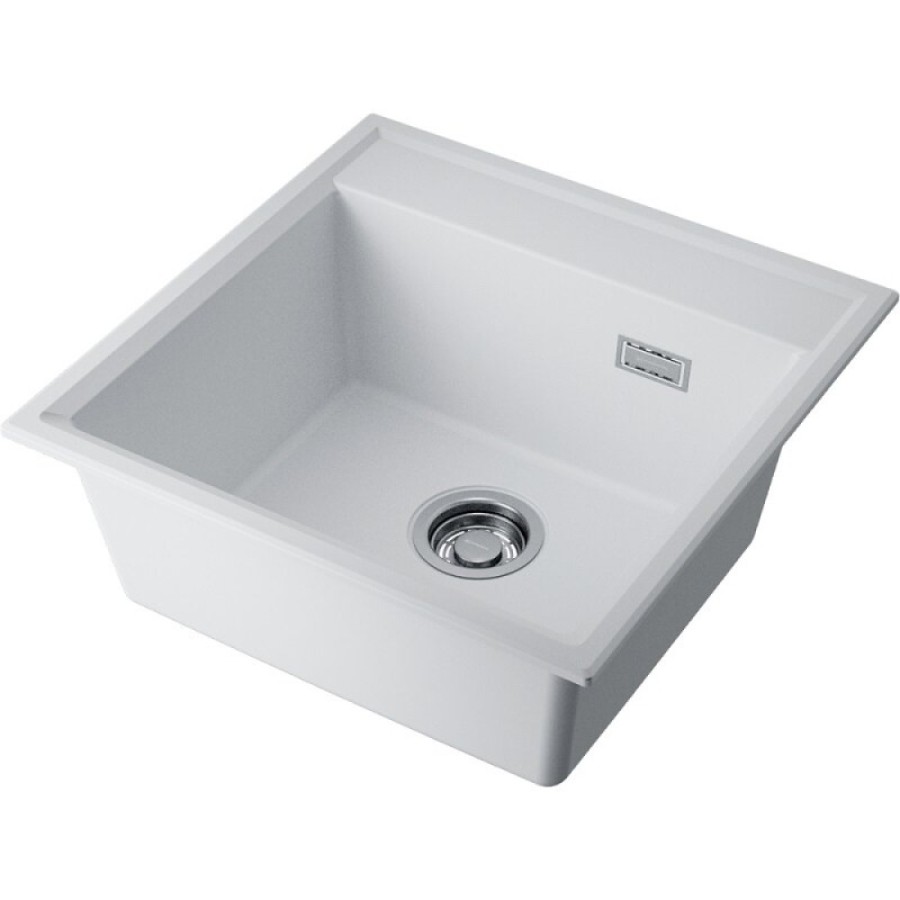 Кухонная мойка Omoikiri Daisen 51-WH 4997304, 51 см, artgranit, цвет белый