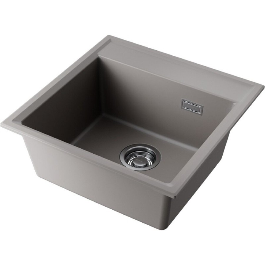Кухонная мойка Omoikiri Daisen 51-GR 4997306, 51 см, artgranit, цвет leningrad grey