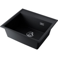 Кухонная мойка Omoikiri Daisen 57-BL 4997308, 57 см, artgranit, цвет черный