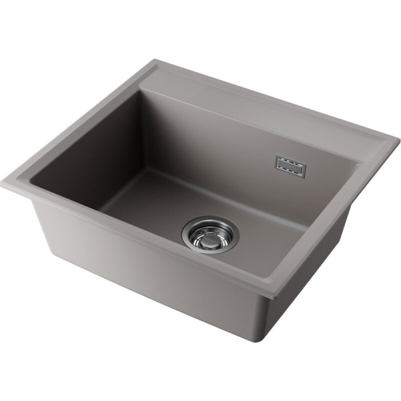 Кухонная мойка Omoikiri Daisen 57-GR 4997311, 57 см, artgranit, цвет leningrad grey