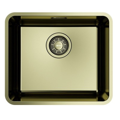 Кухонная мойка Omoikiri Omi 43-U/I Ultra Mini 4997403, 43 см, цвет светлое золото