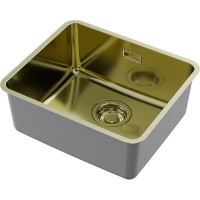 Кухонная мойка Omoikiri Omi 43-U/I Ultra Mini 4997403, 43 см, цвет светлое золото