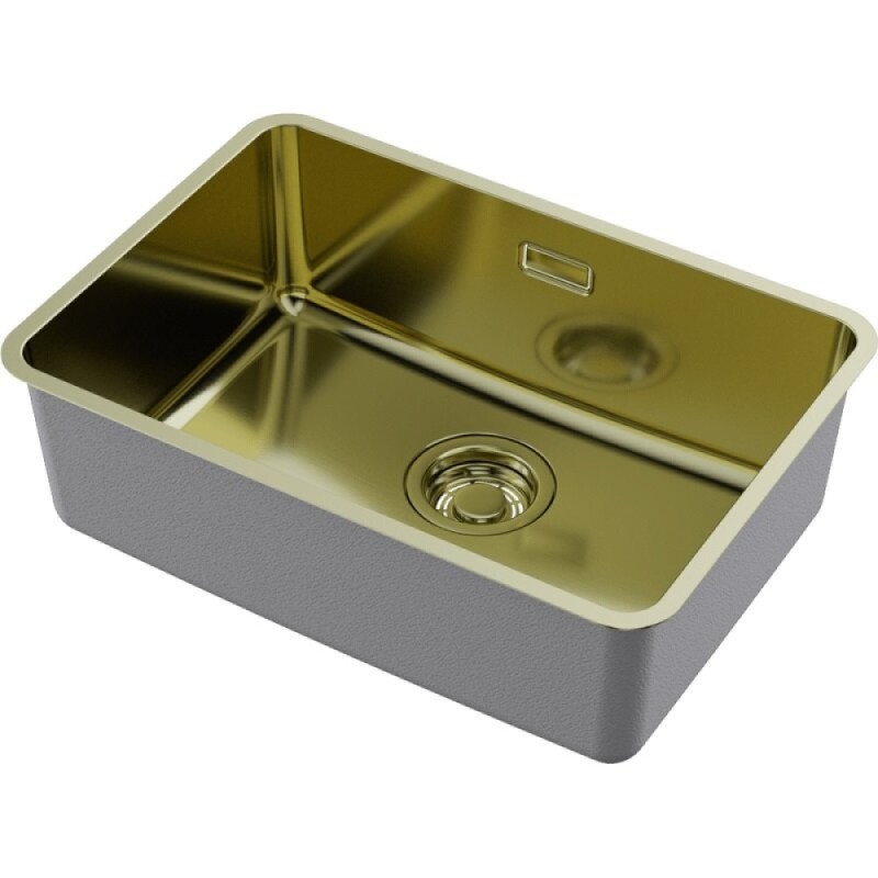 Кухонная мойка Omoikiri Omi 53-U/I Ultra Mini 4997406, 53 см, цвет светлое золото