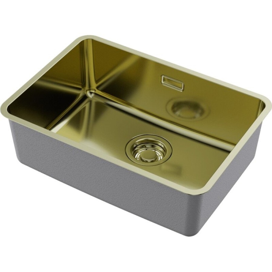 Кухонная мойка Omoikiri Omi 53-U/I Ultra Mini 4997406, 53 см, цвет светлое золото