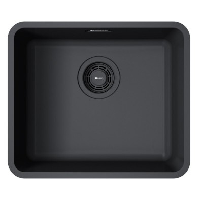 Кухонная мойка Omoikiri Omi 43-U/I Ultra Mini 4997417, 43 см, цвет графит