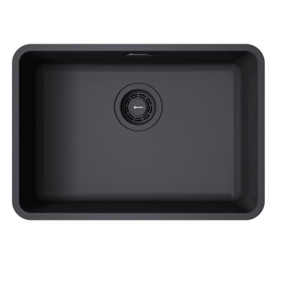 Кухонная мойка Omoikiri Omi 53-U/I Ultra Mini 4997418, 53 см, цвет графит