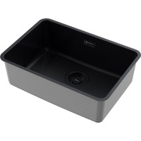 Кухонная мойка Omoikiri Omi 53-U/I Ultra Mini 4997418, 53 см, цвет графит