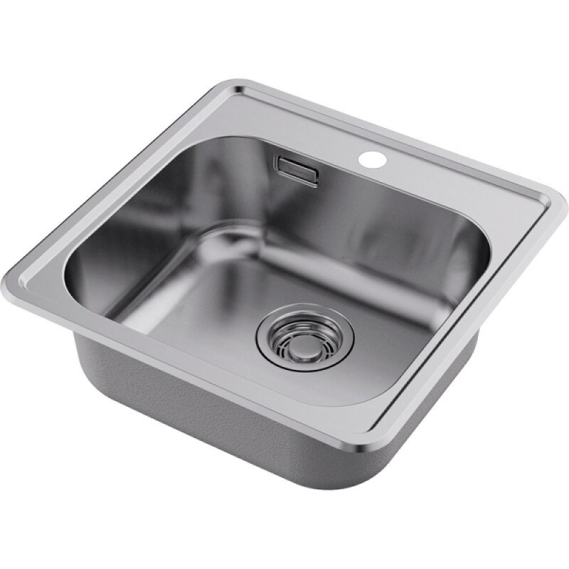 Мойка кухонная Omoikiri Notoro 48-SI 4997437, 48 см, цвет silver matt