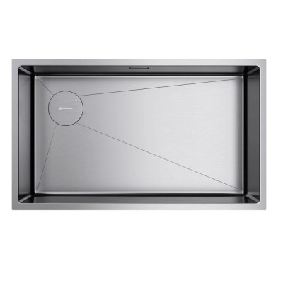 Кухонная мойка Omoikiri Taki 74-U/IF-L Side 4997471, 74 см, цвет нержавеющая сталь