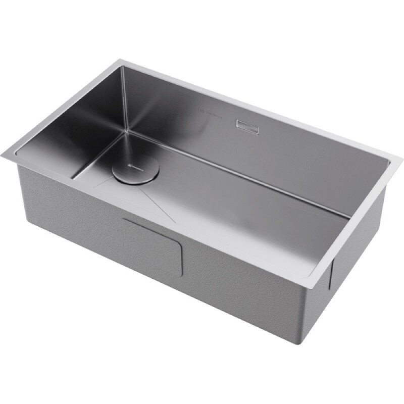 Кухонная мойка Omoikiri Taki 74-U/IF-L Side 4997471, 74 см, цвет нержавеющая сталь
