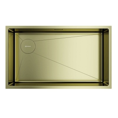 Кухонная мойка Omoikiri Taki 74-U/IF-L Side 4997472, 74 см, цвет светлое золото