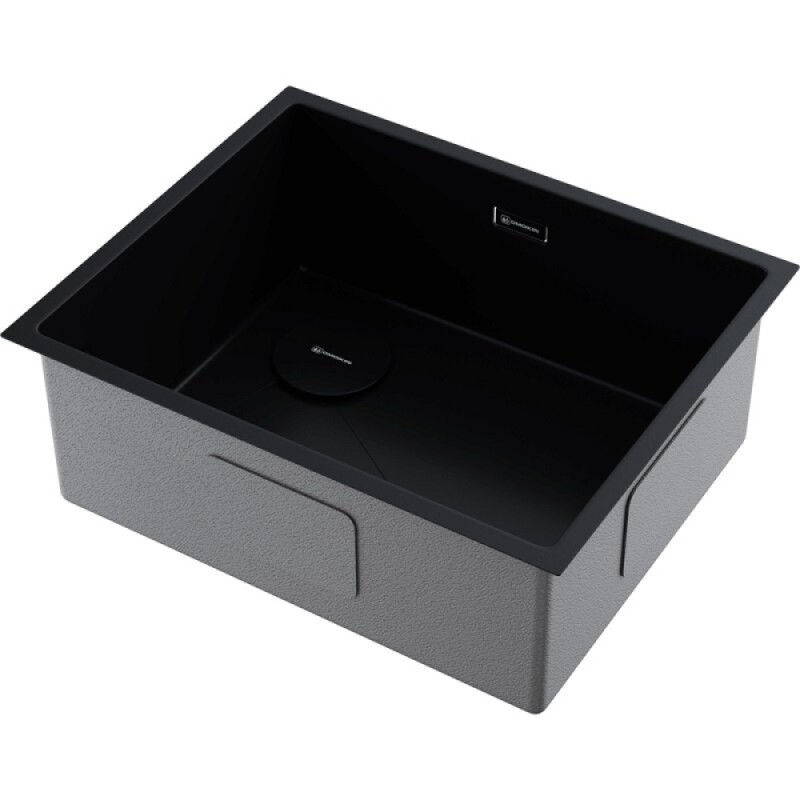 Кухонная мойка Omoikiri Taki 54-U/IF-L Side SF-GB 4997476, 54 см, цвет графит