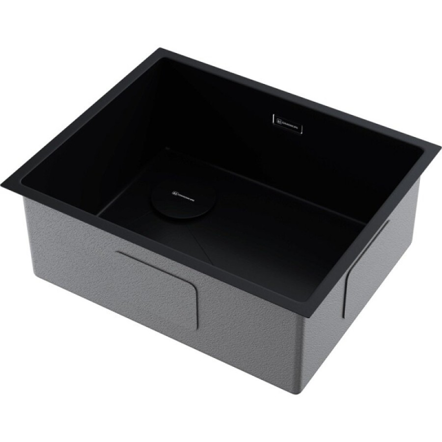 Кухонная мойка Omoikiri Taki 54-U/IF-L Side SF-GB 4997476, 54 см, цвет графит