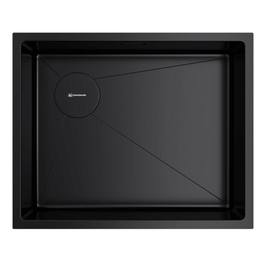 Кухонная мойка Omoikiri Taki 54-U/IF-L Side SF-GB 4997476, 54 см, цвет графит