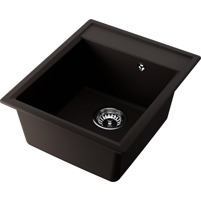 Кухонная мойка Omoikiri Daisen 42-ES 4997488, 42 см, artgranit, цвет espresso