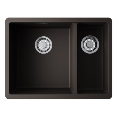 Мойка кухонная Omoikiri Kata 55-2-U-ES 4997500, 55 см, artgranit, цвет espresso