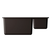Мойка кухонная Omoikiri Kata 55-2-U-ES 4997500, 55 см, artgranit, цвет espresso