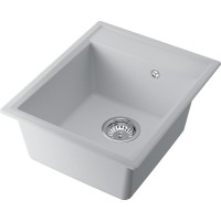 Кухонная мойка Omoikiri Daisen 42-WH 4997520, 42 см, artgranit, цвет белый