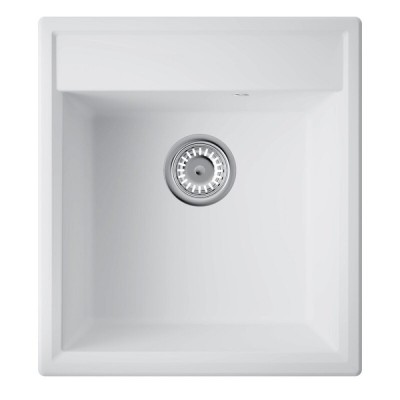 Кухонная мойка Omoikiri Daisen 46-WH 4997521, 46 см, artgranit, цвет белый