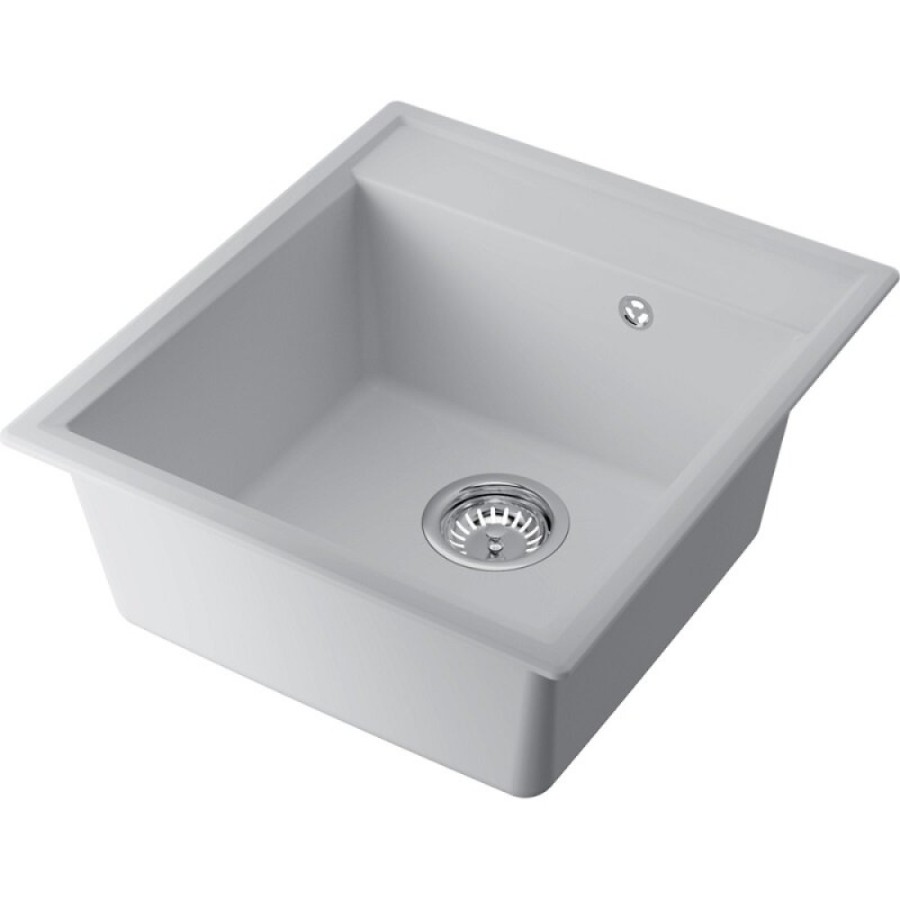 Кухонная мойка Omoikiri Daisen 46-WH 4997521, 46 см, artgranit, цвет белый