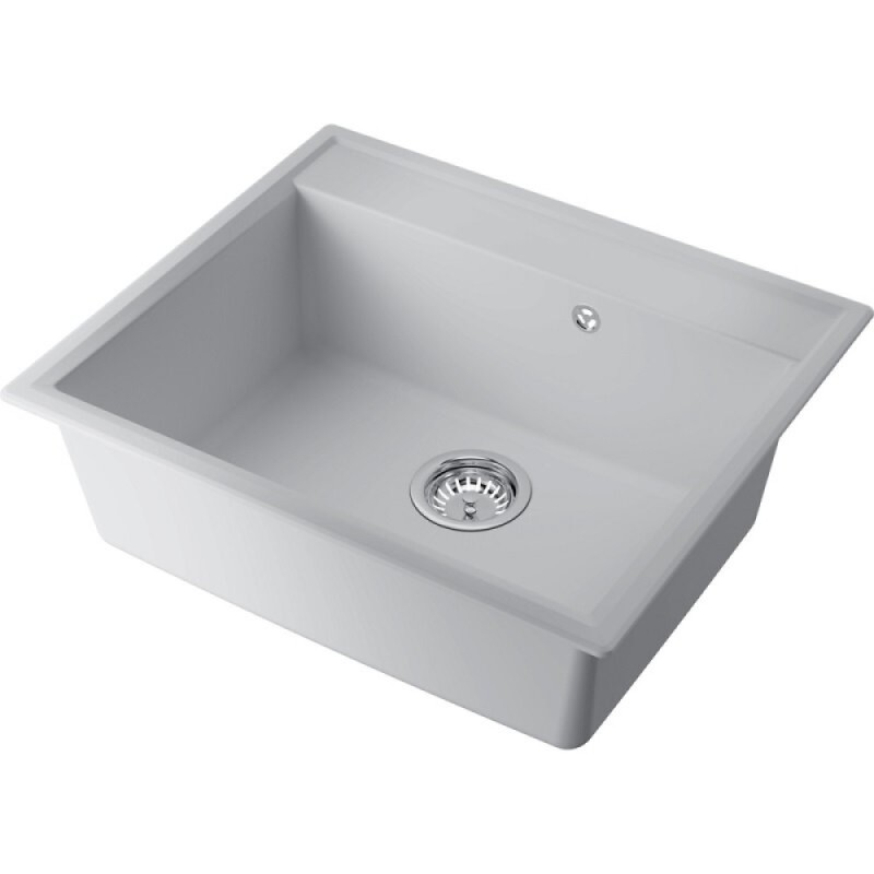 Кухонная мойка Omoikiri Daisen 60-WH 4997522, 60 см, artgranit, цвет белый