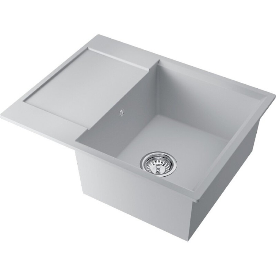 Кухонная мойка Omoikiri Daisen 65-WH 4997523, 65 см, artgranit, цвет белый