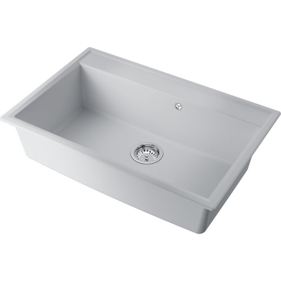 Кухонная мойка Omoikiri Daisen 77-WH 4997538, 77 см, artgranit, цвет белый