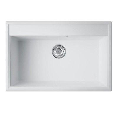 Кухонная мойка Omoikiri Daisen 77-WH 4997538, 77 см, artgranit, цвет белый