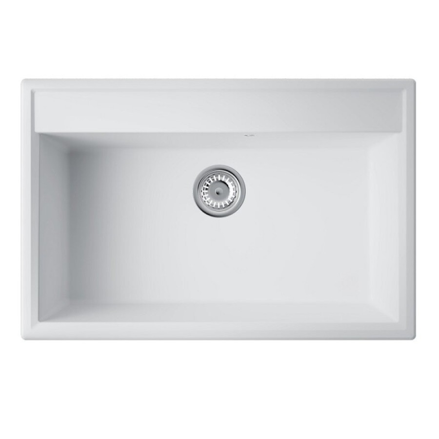 Кухонная мойка Omoikiri Daisen 77-WH 4997538, 77 см, artgranit, цвет белый